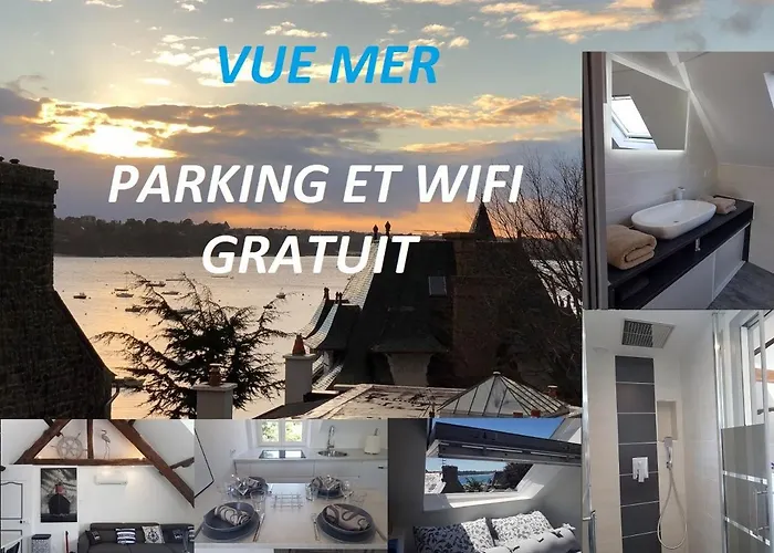 Logement Entier Saint Malo Vue Mer, Proche Ferry, Commerces Et Plage Solidor 50 M